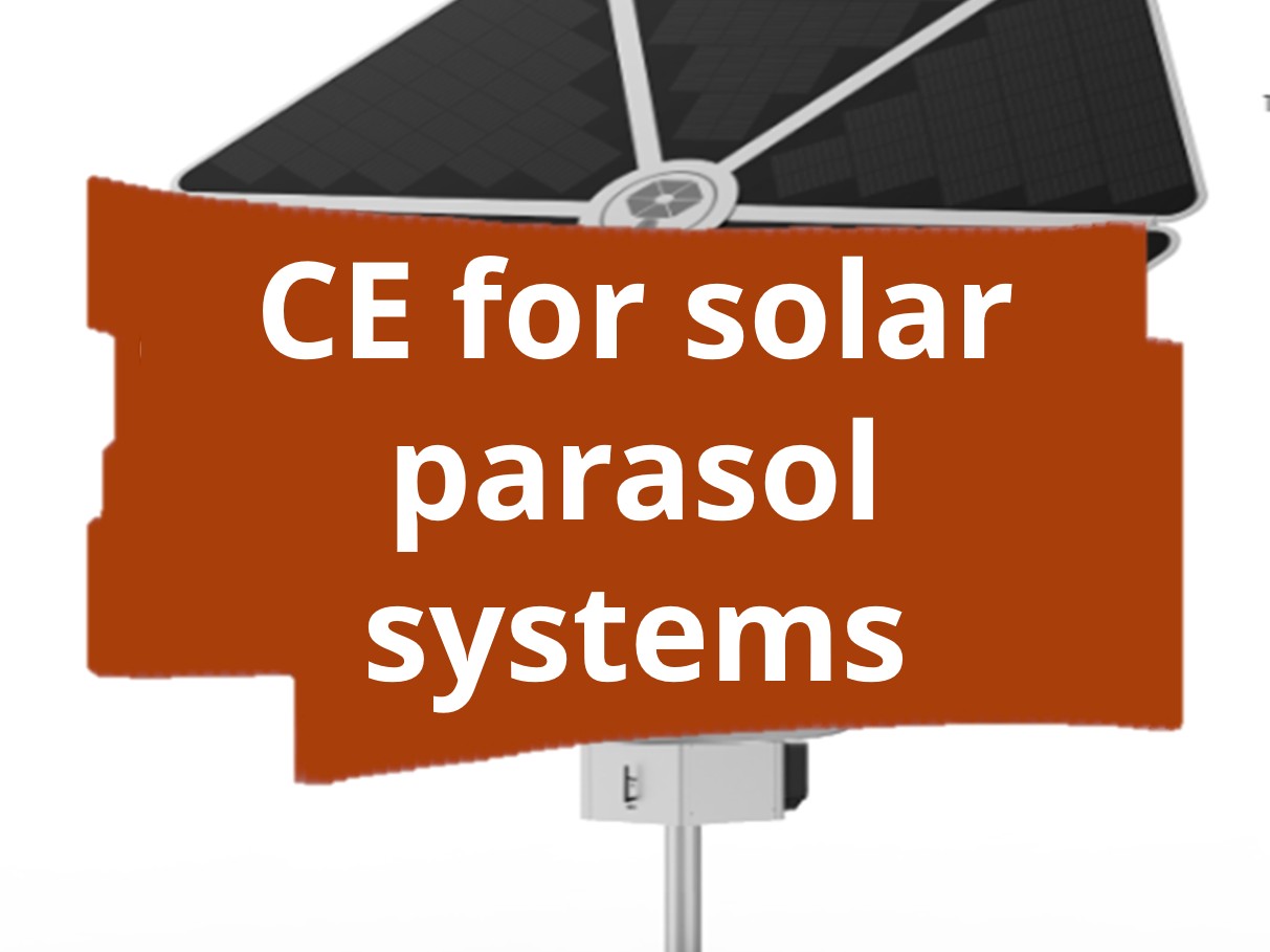 Conformity assessment procedure and CE marking for solar parasol micro-inverter systems